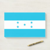 Hinweise unter der Flagge von Honduras Post-it Klebezettel (Auf Schreibtisch)