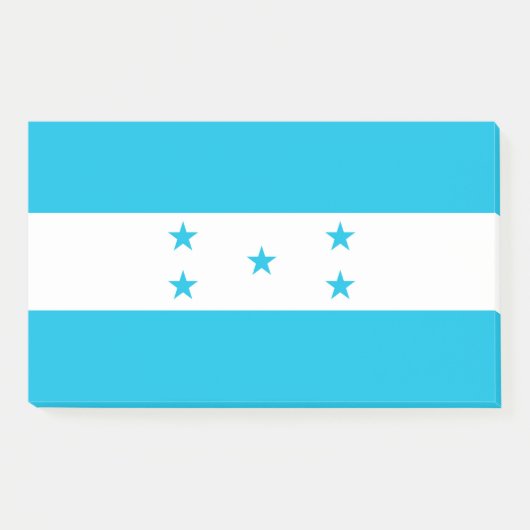 Hinweise unter der Flagge von Honduras Post-it Klebezettel (Vorderseite)