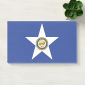 Hinweise unter der Flagge von Houston, USA Post-it Klebezettel (Büro)