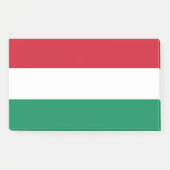 Hinweise unter ungarischer Flagge Post-it Klebezettel (Vorderseite)