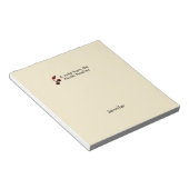 Hinweise von MusiklehrerInnen fügen Musiknote Name Notizblock (angewinkelt)