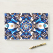 Hinweise zu argentinischen Farben Post-it Klebezettel (Auf Schreibtisch)