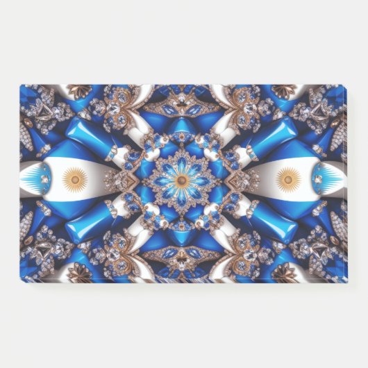 Hinweise zu argentinischen Farben Post-it Klebezettel (Vorderseite)