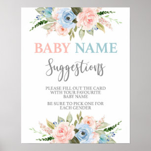 Hinweise zu Babynamen Geschlechtsverkehr Poster