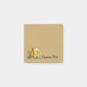Hinweise zu Biersymbolen Post-it Klebezettel (Vorderseite)