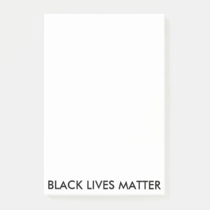 Hinweise zu Black Lives Materie Post-it Klebezettel