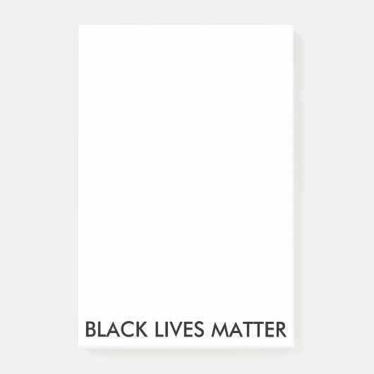 Hinweise zu Black Lives Materie Post-it Klebezettel (Vorderseite)