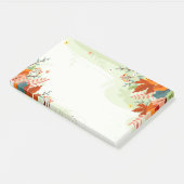 Hinweise zu Blätter von Herbstfarben Post-it Klebezettel (angewinkelt)