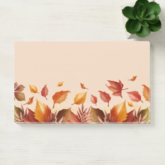 Hinweise zu Blätter von Herbstfarben Post-it Klebezettel (Büro)