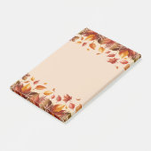 Hinweise zu Blätter von Herbstfarben Post-it Klebezettel (angewinkelt)