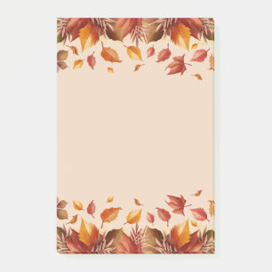 Hinweise zu Blätter von Herbstfarben Post-it Klebezettel