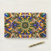 Hinweise zu Brasilien-Farben Post-it Klebezettel (Auf Schreibtisch)