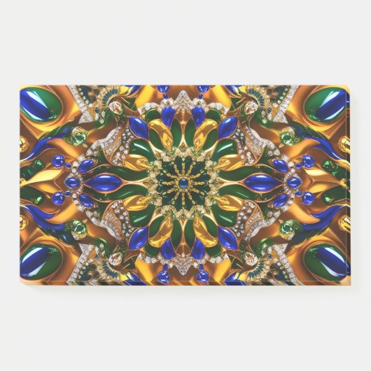 Hinweise zu Brasilien-Farben Post-it Klebezettel (Vorderseite)