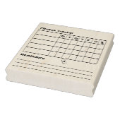 Hinweise zu den wöchentlichen Erinnerungen der Hab Gummistempel (Stempel)