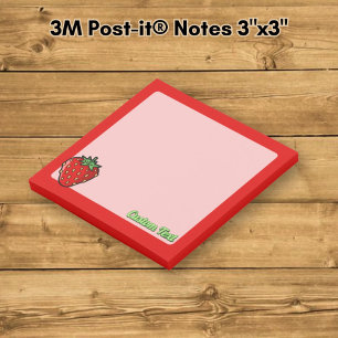 Hinweise zu Erdbeeren Post-it Klebezettel