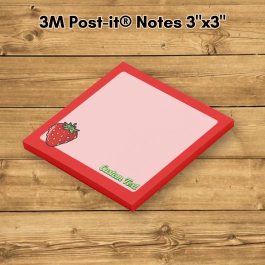 Hinweise zu Erdbeeren Post-it Klebezettel