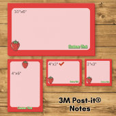 Hinweise zu Erdbeeren Post-it Klebezettel