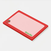 Hinweise zu Erdbeeren Post-it Klebezettel (angewinkelt)