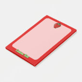 Hinweise zu Erdbeeren Post-it Klebezettel (angewinkelt)