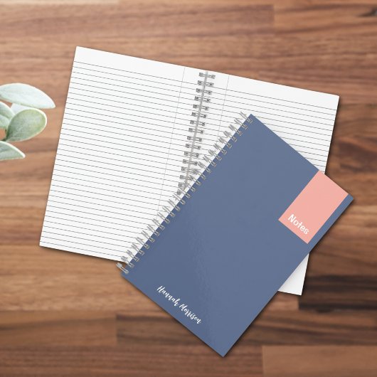 Hinweise zu Girl-Rosa und Blau Mit Monogramm Notizblock