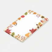 Hinweise zu Herbstelementen Post-it Klebezettel (angewinkelt)