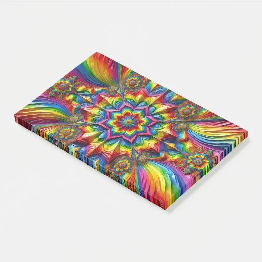 Hinweise zu LGBTQ-Farben Post-it Klebezettel (angewinkelt)