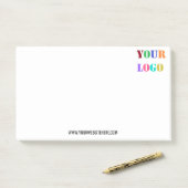 Hinweise zu Logos und Textaufklebern Post-it Klebezettel (Auf Schreibtisch)