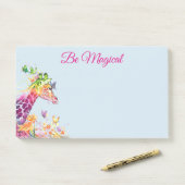 Hinweise zu magischen Giraffen Post-it Klebezettel (Auf Schreibtisch)