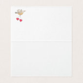 Hinweise zu Mama Bird Hearts Baby Shower (Innenseite Aufgefaltet)