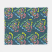 Hinweise zu Musiktexten Fleecedecke (Vorderseite (Horizontal))