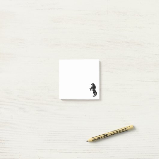 Hinweise zu Pferden Post-it Klebezettel (Auf Schreibtisch)