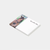 Hinweise zu Pferden Post-it Klebezettel (angewinkelt)