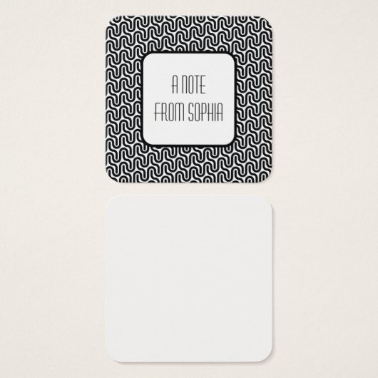 Hinweise zu Schwarz-Weiß-Funky-Retro-Mustern (Vorne & Hinten)