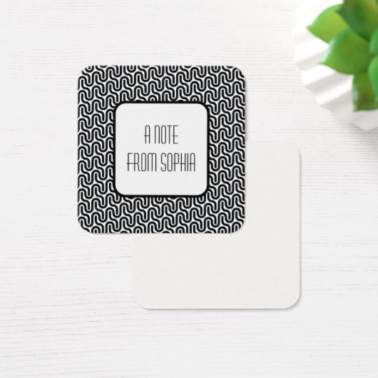 Hinweise zu Schwarz-Weiß-Funky-Retro-Mustern (Schreibtisch)