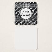 Hinweise zu Schwarz-Weiß-Mustern für Werbeaussagen (Vorne & Hinten)