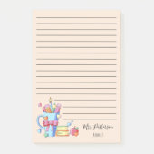 Hinweise zu Wasserfarbenfrohen Lehrern Post-it Klebezettel (Vorderseite)