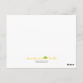 Hinweise zum Button von Windeln Postkarte (Rückseite)