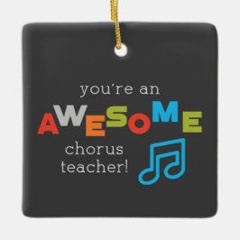 Hinweise zum Chorus Teacher Apprecience Day, Phant Keramikornament