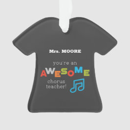 Hinweise zum Chorus Teacher Apprecience Day, Phant Ornament