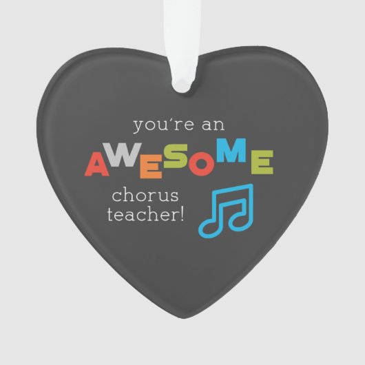 Hinweise zum Chorus Teacher Apprecience Day, Phant Ornament (Vorderseite)