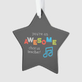 Hinweise zum Chorus Teacher Apprecience Day, Phant Ornament (Vorderseite)