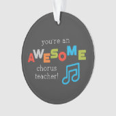 Hinweise zum Chorus Teacher Apprecience Day, Phant Ornament (Vorderseite)