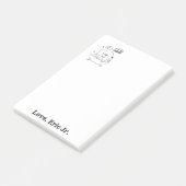 Hinweise zum Färben von Vögeln Post-it Klebezettel (angewinkelt)