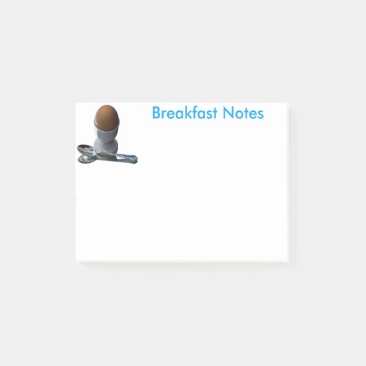 Hinweise zum Frühstück Post-it Klebezettel (Vorderseite)