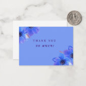 Hinweise zum Geschäftsdanken Mitteilungskarte (Vorderseite/Rückseite Beispiel)