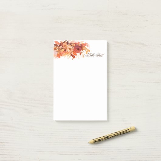 Hinweise zum Herabsetzen Post-it Klebezettel (Auf Schreibtisch)