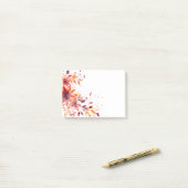 Hinweise zum Herabsetzen Post-it Klebezettel (Auf Schreibtisch)