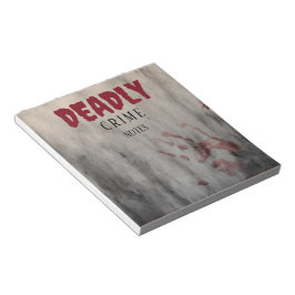 Hinweise zum Mord an Mystery-Party "Tödliche Krimi Notizblock