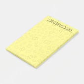 Hinweise zum personalisierten Berechnungsmuster Post-it Klebezettel (angewinkelt)