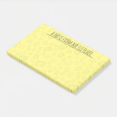 Hinweise zum personalisierten Berechnungsmuster Post-it Klebezettel (angewinkelt)